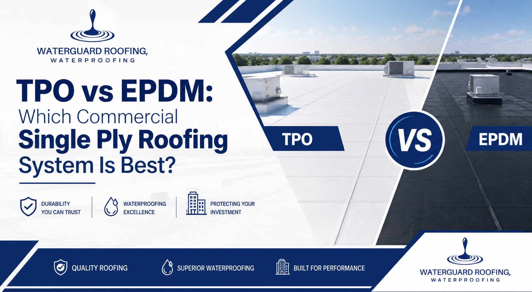 TPO vs EPDM Roofing